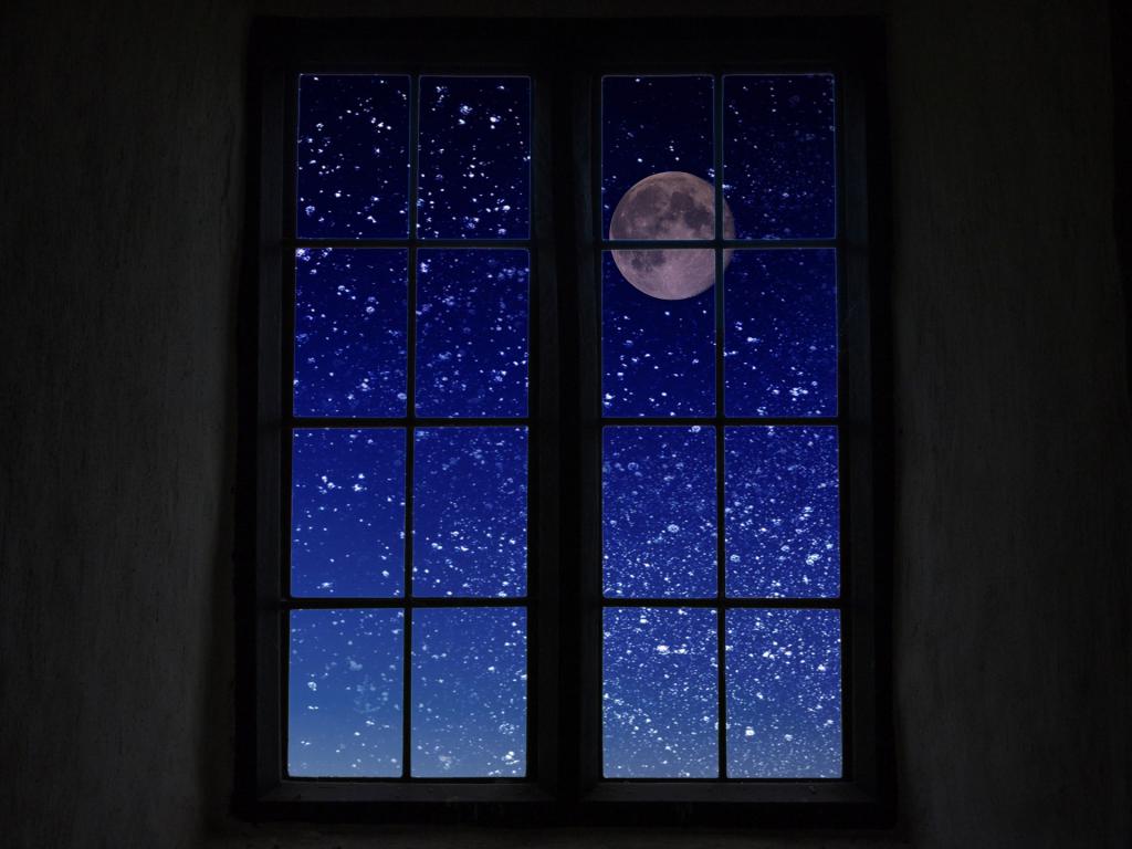 Звездная ночь за окном