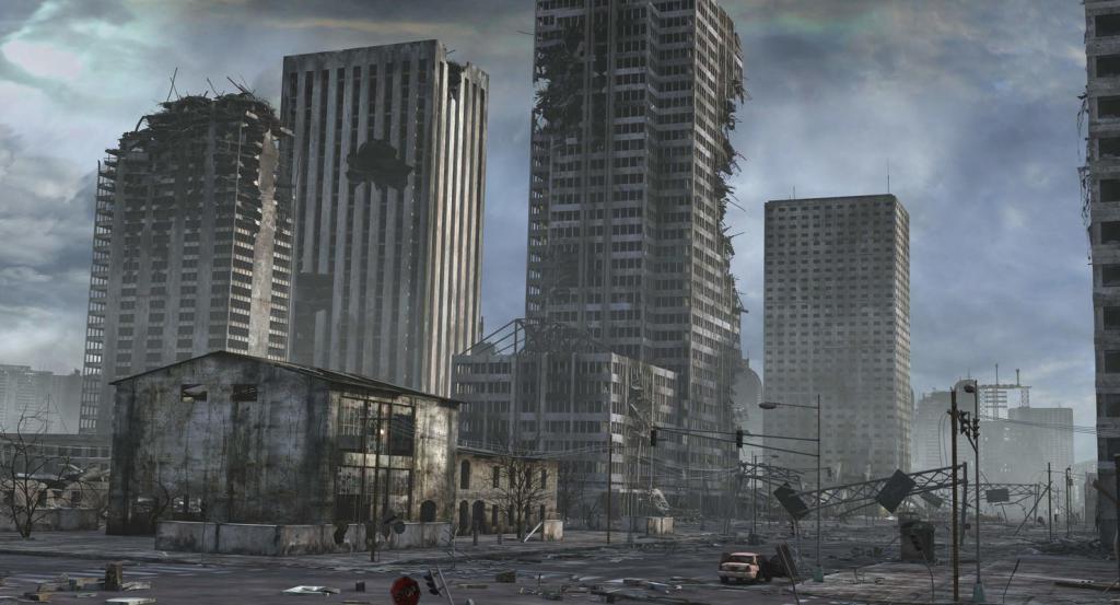 Разрушенный город