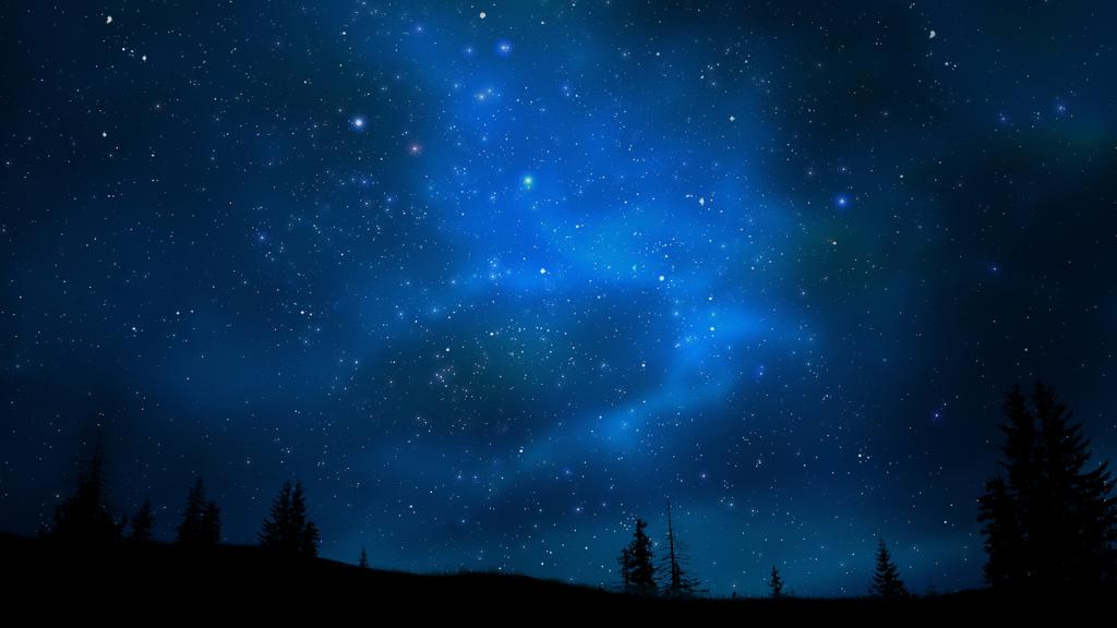 звезды на ночном небе