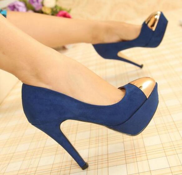 синие туфли
