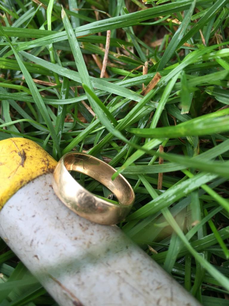 Потерянное в траве кольцо